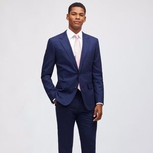 Bonobos Jetsetter Stretch Wool Suit 40L/32 Navy